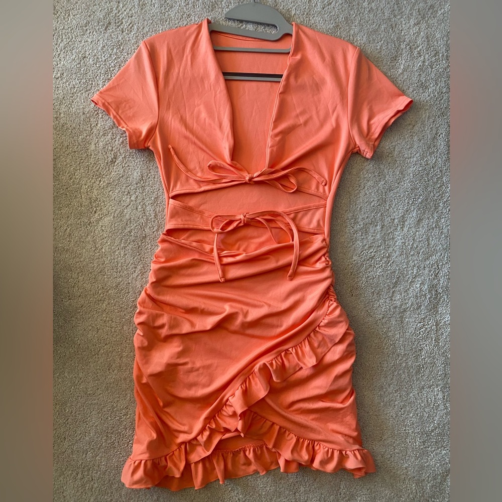 Tie Mini Dress